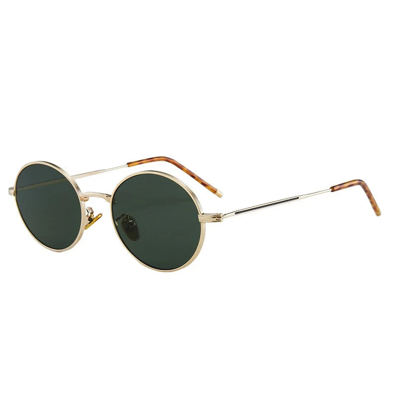 Golden Hexagon Polarized Sunglasses